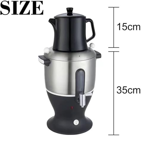 Tetera Eléctrica Samovar, Acero Inoxidable, Capacidad Grande miniatura 5