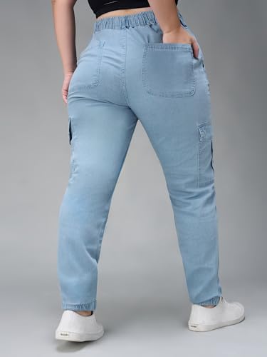 Image of Miss Chase A+ Women's Bootcut High Rise Regular-Length Stretchable Denim Shaping Jeans