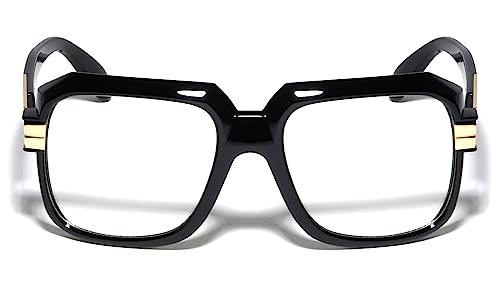 Dweebzilla Gazelle Emcee Oversized Square Sunglasses w/Clear Lenses2