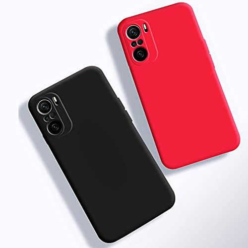 Image of TRUEUPGRADE Soft Silicone Slim Matte Liquid Silicone TPU Shockproof Slim Back Cover Case for Mi Redmi Note 10 Pro /Note 10 Pro Max (Black)
