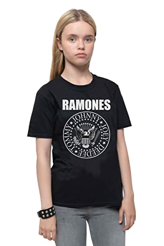 Ramones Kids Tee: Presidential Seal - 13 - 14 Years - Black