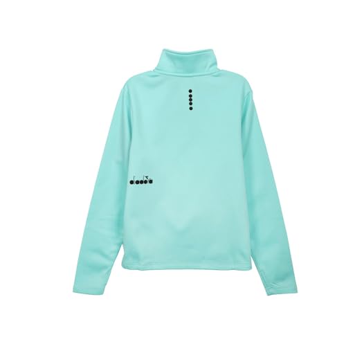 Diadora Kids Boys J. Warm Up Mock Neck Long Sleeve Quarter Zip Casual Tops Casual - Blue2