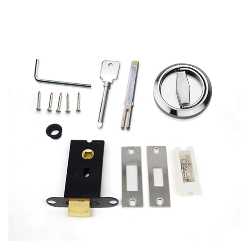 Serrure de porte invisible cachée HC-502 pour menuiserie intérieure bois - 4