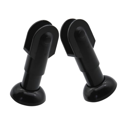 TOPPERFUN 2個トイレ間仕切り支持具 耐久性のある浴室用サポート脚 公衆トイレ間仕切り具 アクセサリー