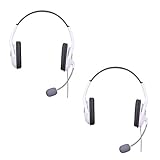 HDE Headset for Xbox 360 Console and Live Service Two Pack Headphone and Microphone for Game Chat Compatible with Wireless Controllers (2pk)