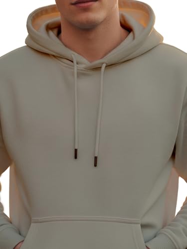 Image of XENOVAURBAN Unisex Cotton Fleece Solid Plain Hoodie - Pack of 1