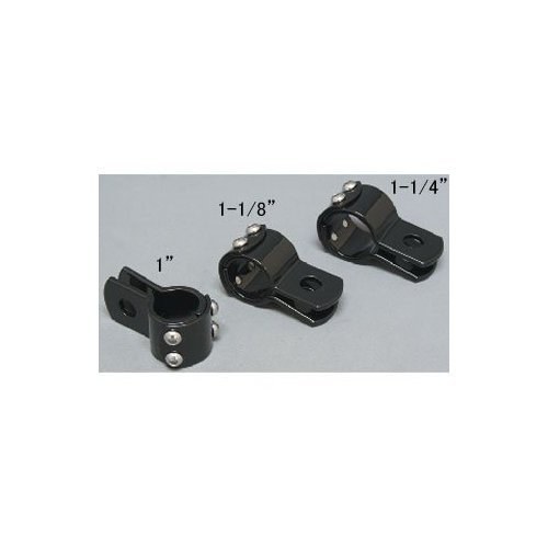 キジマ バイク バイクパーツ クランプ 3ピース 1インチ ブラック 1個入り HD-05403