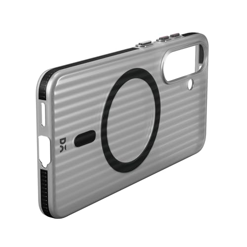 Image of DailyObjects Case for Samsung Galaxy S25, Drop Protection TPU Beam 2.0 Magnetic Clear Slim Shockproof Back Cover