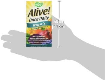 Nature's Way Alive Once Daily Men's Multi Ultra Potency Tablets, 60 Count (Packaging may Vary)