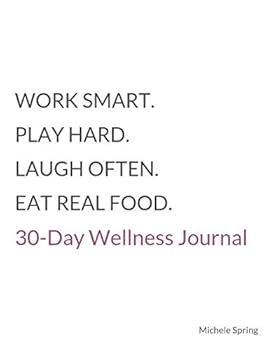 Paperback 30-Day Wellness Journal Book