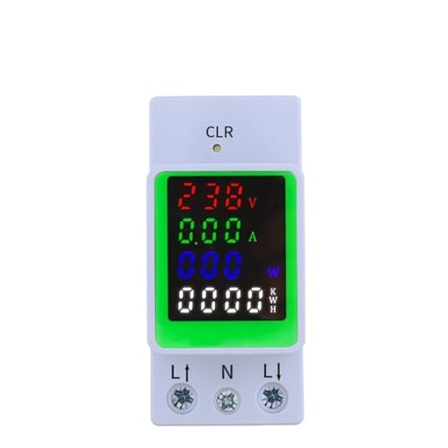 Compteur voltmètre ampèremètre wattmètre GBDQA pour analyser et réduire votre consommation KWH