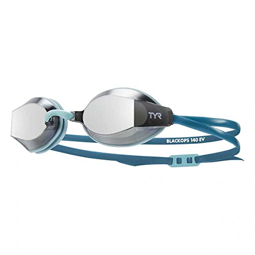 Image of TYR Adult Black Ops 140 EV Goggles - Racing Performance Swim Goggles | Low Profile Drag Reduction | 140-Degree Peripheral View | Durafit Silicone Gaskets | 4 Removable Nosebridges