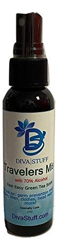 Travelers Mist with Alcohol 70% (Soothing Green Tea) - Promotes Clear Skin