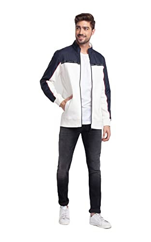 Image of Spykar Men's Cotton High Neck Sweatshirt