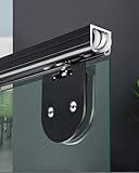 Schiebetür-Set, 8/10/12/16 Fuß, Scheunen-Schiebetür-Set für Glastüren...