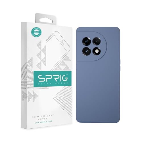 Image of SPRIG Compatible with OnePlus 11R 5G Premium FlexTone Back Cover Drop Tested Shock Proof Mobile Case for Men, Women, Boys and Girls with Camera Protection (Lavender Grey)