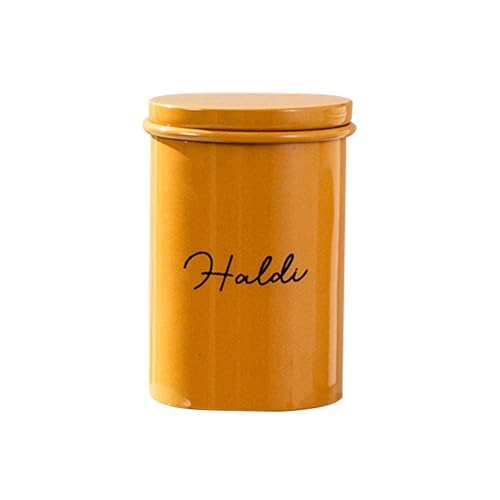 Image of nestroots Tea Coffee Sugar Containers Set Of 8 | 750 g Airtight Kitchen Storage Jars & Canisters For Dry Fruits Spices Or Baking Essentials | Colorful Tin Design For Modern Kitchen Decor Multicolor