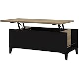 Marque Amazon - Movian Kaysa Table basse, 50 x 100 x 42 cm, Noir