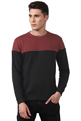 Image of Van Heusen Cotton Blend Men Crew Neck Sweatshirt