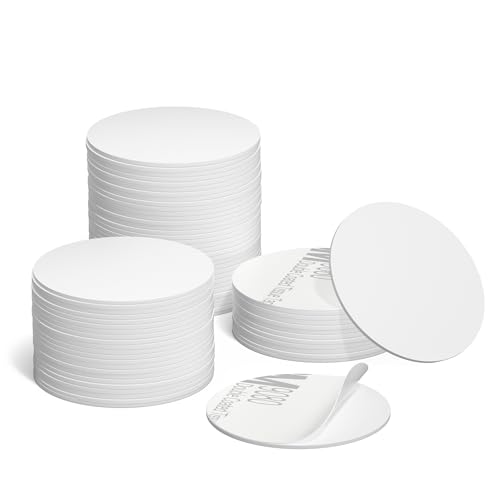 SANPOPO 30 unidades NTAG215 NFC Tags Blanko Tarjeta Blanca NFC Pegatinas NFC Tarjetas de Moneda Compatible con TagMo y Amiibo con parte trasera adhesiva para una fácil fijación, PDUK-COIN-3M-30