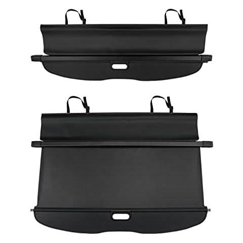 Powerty Cargo Cover for 2019-2023 2024 Subaru Forester Accessories Retractable Rear Trunk Security Cover Shielding Shade Black No Gap Cover