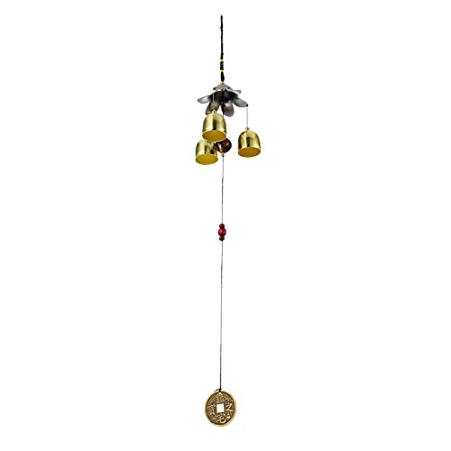 Campane a Vento Bronzo Vintage Campanelli Eolici Scacciapensieri da Appendere Carillon di Vento Regalo Decorazioni per Giardino Casa (Stile 3)