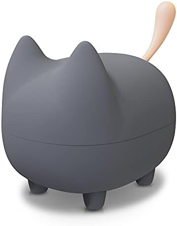 gingo Portable Bluetooth Speaker, Mini Wireless Speakers with Clarity Stereo, Built-in Mic, Super Bass, Powerful Rich Room-Filling Sound, Cute Pet Mini Bluetooth Speaker Subwoofer (1-Gray)