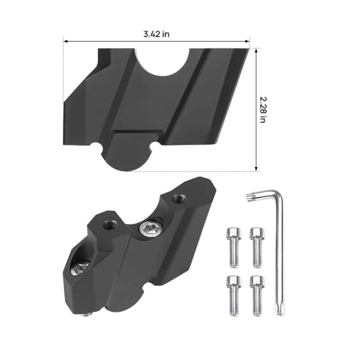 Réhausseur guidon moto 38mm pour vos longs trajets en SS1250