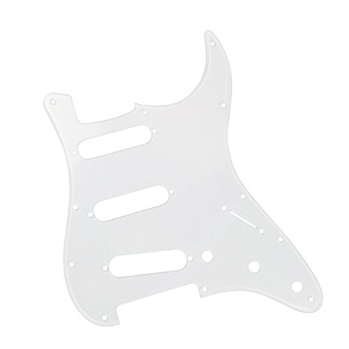 IKN Pickguard SSS Style et Strat Backplate Set avec vis pour Fender USA/Mexico Made Standard Strat Style Guitar… - Les Beatles, Paul McCartney, John Lennon, RIngo Starr, George Harrison IKN Pickguard SSS Style et Strat Backplate Set avec vis pour Fender USA/Mexico Made Standard Strat Style Guitar… – Image 3