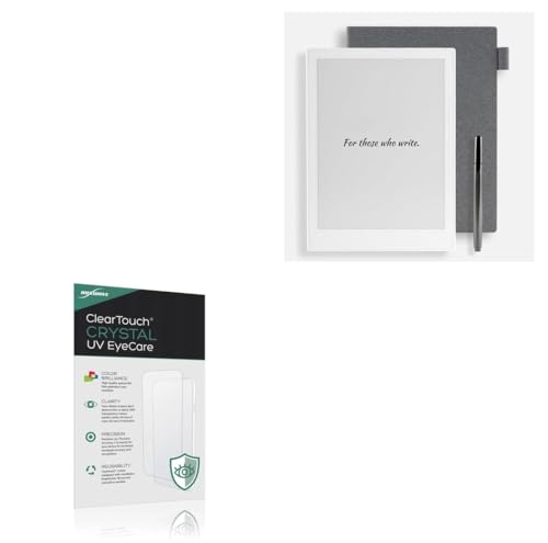 BoxWave Screen Protector Compatible With Ratta Supernote X - ClearTouch Crystal Anti-UV EyeCare (2-Pack), Filters out Harmful Blue Light Reduce Fatigue