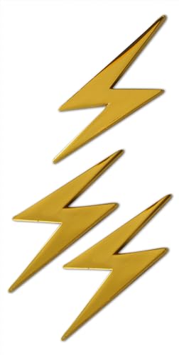 Image of Novel Merk Lightning Bolt - Electrician Lapel Pin, Hat Pin & Tie Tack Set - with Clutch Back