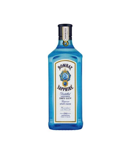 Bombay Sapphire London Dry Gin, 47% vol., 0,7 Liter, Premium Gin