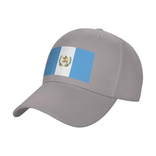 ZQYTGFDC Casquette de baseball drapeau du Guatemala noire pour homme et femme, réglable et lavable