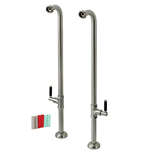 Kingston Brass Ae810S8Dkl Concord Freestanding Tub Supply Line, Brushed Nickel #TOP20