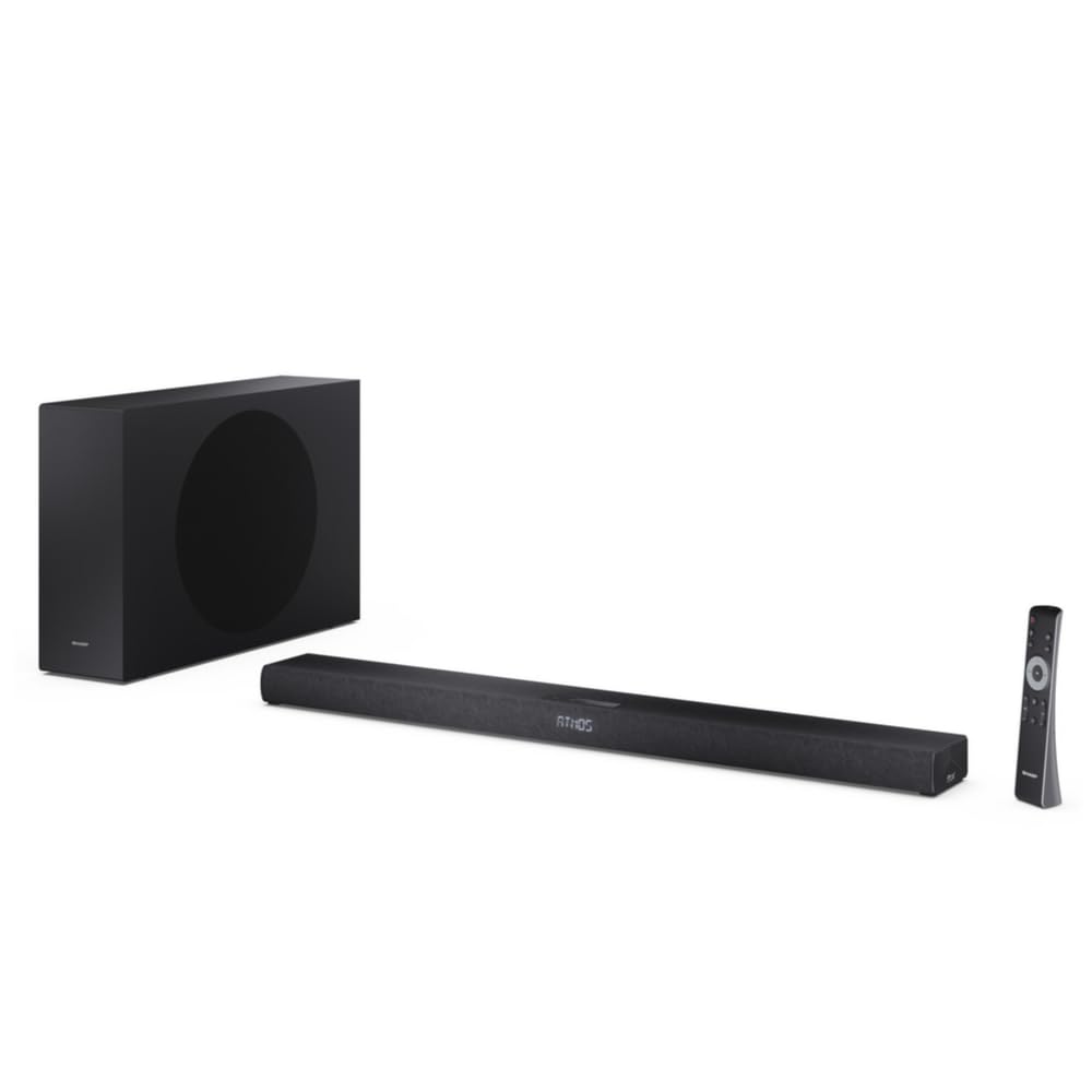 Sharp Soundbar for TV HT-SBW320 Roku TV Ready 360W 2.1 Dolby Atmos