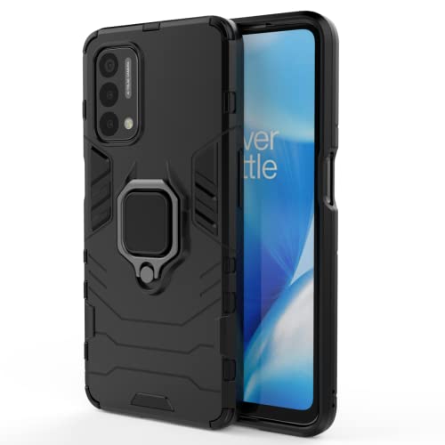 HONLEN Custodia Compatibile con OPPO A54 5G / OPPO A74 5G Case, (6.5' Inches) [Antiurto][Antiscivolo] con Supporto in Metallo Rotante a 360° Armatura Protezione Cover