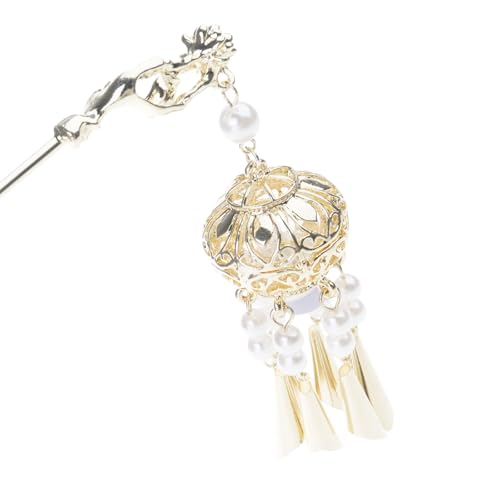 para cabello iluminado Diseño tradicional Adorno para cabello con tema chino de metal con lámpara LED para fiestas de disfraces y horquilla para festivales diarios con efecto brillante