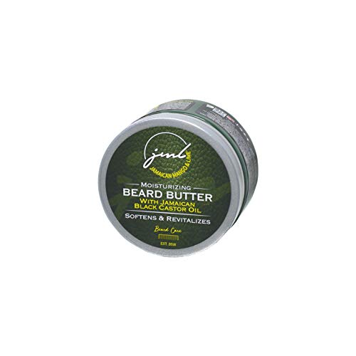 Beard Butter Leave in Conditioner for dry skin & beard – relieves itching - Jamaican Mango & Lime -Grooming for men nourishing ingredients with shea butter & vitamins, strengthens & softens 4 oz