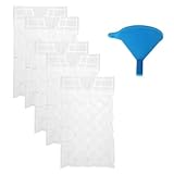 50er-Set Einweg-Eisbeutel + Blauer Trichter, PE-Material Selbstverschluss-Eiswürfel, 30×19cm, Eis am Stiel & Obstis Am Stiel Formen