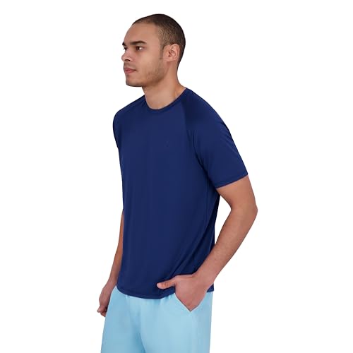 Spyder Men's Waffle Knit Short Sleeve Rashguard – UPF+, Quick-Dry, Swim Shirt, Surfing, Hiking, Workout3