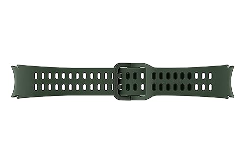 Image of Samsung Galaxy Watch 6, 5, 4 Series Extreme Sport Band, Smartwatch Replacement Strap with T-Buckle Closure, Air Holes for Active Men and Women, Medium /Large, ET-SXR94LGEGUJ, Green /Black