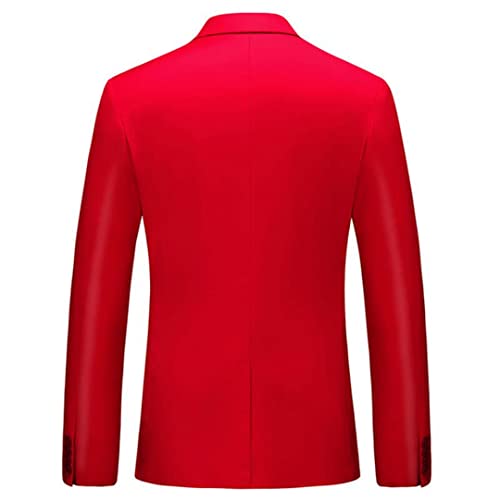 Men Formal Suit Jackets Business Work Blazer Tops Solid Regular Slim Fit Wedding Suit3