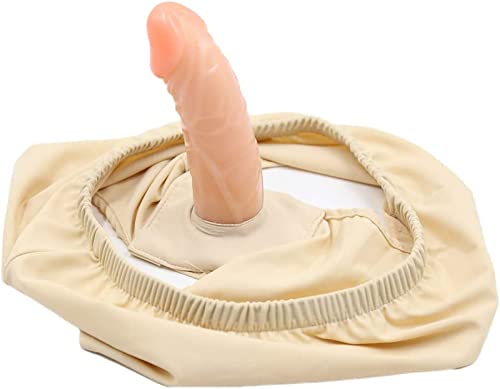 DstoLusre Cintura di castità Strap-On Pantaloni con vibratore Intimo, 13 * Diametro 4 cm Pene/Plug anale Cintura di castità Strap-On Dildo Giocattoli sessuali for uomini e donne Giocattoli sessuali(Fl
