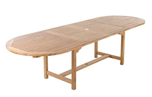 Nordic Style Adjustable Teak Table