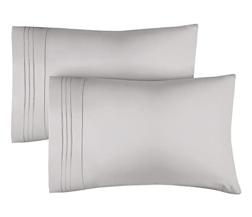 Queen Size Pillow Cases Set of 2 – Soft, Premium Quality Pillowcase Covers – Machine Washable Protectors – 20x26 & 20x30 Pillows for Sleeping 2 Piece - Queen Size Pillow Case Set Queen Size Pillow Cases Set of 2 – Soft, Premium Quality Pillowcase Covers – Machine Washable Protectors – 20x26 & 20x30 Pillows for Sleeping 2 Piece - Queen Size Pillow Case Set