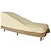 Vanteriam Patio Chaise Lounger Cover, Heavy Duty Waterproof 600D Oxford Fabric Outdoor Furniture Lounge Chair Cover for All Weather Protection, Large Size W29.5''x D78''x H32''/14''