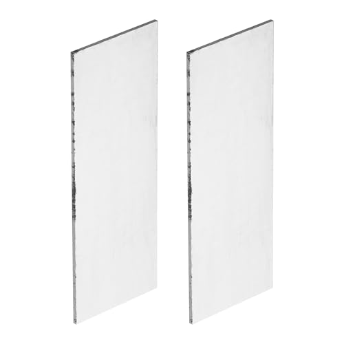 PATIKIL 2 Pack 15N20-Stahl für die Messerherstellung, 4 x 1 1/2 x 1/16 Stahlblech für DIY-Blankblech, professionelle und Hobbynutzung.