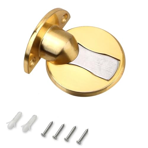 Butée de porte magnétique cachée avec attrape-sol en acier inoxydable 304 or