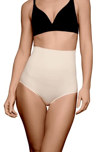 Bye Bra Bragas Acolchadas, Cintura Alta, Ropa Interior Moldeadora, Fajas Moldeadoras, Beige, S M L (S)