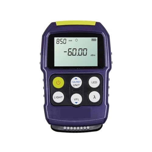 CSDASW Mini Medidor De Potencia Óptica del Equipo De Prueba De Fibra Óptica con Fuente De Luz Visual, Prueba De Linterna